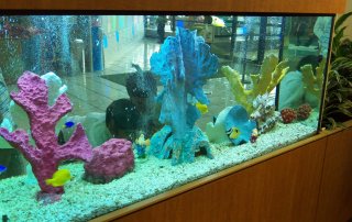Children's hospital aquarium